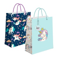 Borsa regalo da 60 x 45 x 13 cm di Unicorni - 1 unità