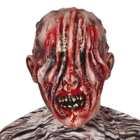 Maschera da zombie insanguinata senza occhi
