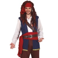 Costume da pirata con bandana e fusciacca
