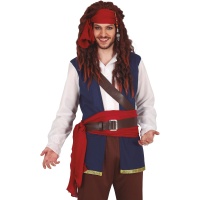 Costume da pirata con bandana e fusciacca