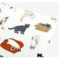 Panno per rilegatura Friendly Kitty 21 x 30 cm - 1 pz.