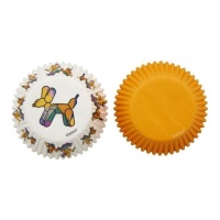 Pirottini per cupcake con palloncini per cuccioli - Wilton - 75 pz.
