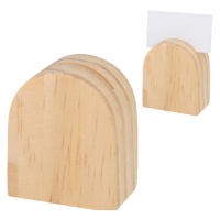 Segnaposto in legno personalizzabile 5,8 x 4,9 cm - 6 unità