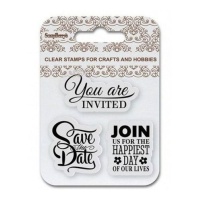 Timbri acrilici Save the date - ScrapBerrys