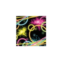 Tovaglioli Disco Neon 12,5 x 12,5 cm - 16 pz.