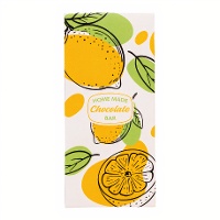 Scatola per tavoletta di cioccolato al limone, 16 x 7,5 x 2,5 cm - confezione da 5 unità