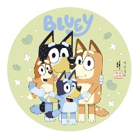 Cialda commestibile Bluey e famiglia - 20 cm