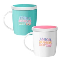 Tazza da 350 ml Amiga somos muy top con filtro per tè - 1 pz.