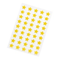 Etichette adesive stelle gialle da 1,8 cm - 45 unità