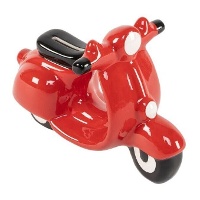 Salvadanaio a forma di moto Vespa