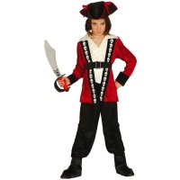 Costume da pirata con teschio e ossa per bambini