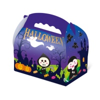 Scatola di cartone di Halloween notte incantata - 1 unità