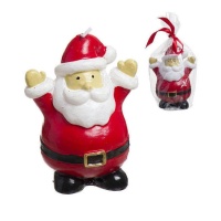 Candela di Babbo Natale 12 cm - 1 pezzo