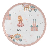 Piatti da 18 cm di Little Princess - 8 pezzi