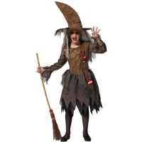 Costume da vecchia strega cattiva per ragazze