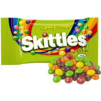 Caramelle gommose con rivestimento di zucchero al gusto di frutta - Skittles Fruits - 38 grammi