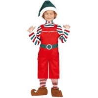Costume da elfo rosso per bambini