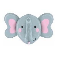 Palloncino testa di elefante 3D da 86 cm - Grabo