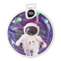 Piatti astronauti spaziali 23 cm - 8 pezzi