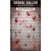 Sfondo per photocall del killer seriale in tessuto di 2 x 1,20 m