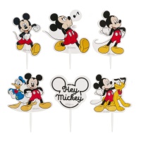Topper di carta per torta di Mickey Mouse - Dekora - 30 unità