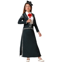 Costume da Mariachi nero per bambina