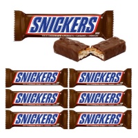 Snickers al cioccolato al latte con arachidi - 6 pezzi