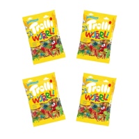 Sacchetto di vermi colorati da 10 gr - confezione singola - Trolli - 1 unità