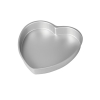 Stampo cuore in alluminio da 20 x 7,5 cm - Decora