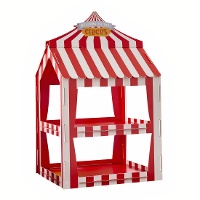 Espositore per dolci a tema circo 54 x 32 x 28 cm