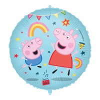 Pallone Peppa e George Pig 46 cm - Procos