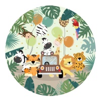 Piatti Safari Party 23 cm - 8 pezzi.