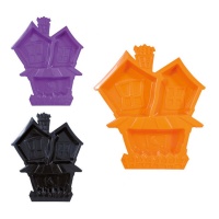 Vassoio Halloween House in colori assortiti 32 x 26 cm