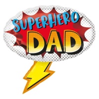 Globo del fumetto di papà supereroe 68 x 66 cm - Anagramma