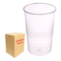 Bicchieri di plastica trasparenti riutilizzabili da 1 L - 500 pz.