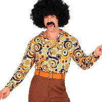 Camicia costume anni '70 hippie classico