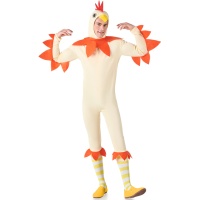 Costume da pollo per uomo