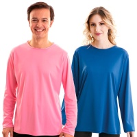 T-shirt colorata a maniche lunghe da adulto