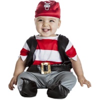 Costume pirata con gilet da bebè