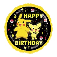 Palloncino da 43 cm Happy Birthday Pokemon