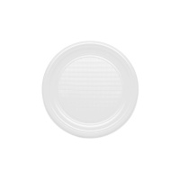 Piatti rotondi bianchi da 17 cm - Silvex - 100 unità