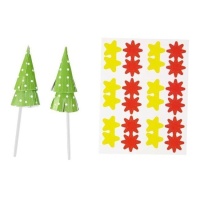 Picks albero di Natale - Wilton - 12 pezzi