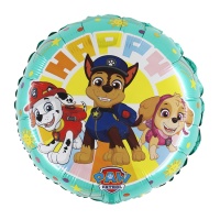 Pallone Paw Patrol Happy 46 cm - Grabo