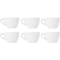 Tazza da 180 ml in porcellana bassa - Servizio da 12