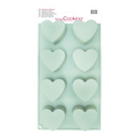 Stampo per cuori in silicone - Scrapcooking - 8 cavità