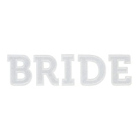 Toppa termoadesiva bianca Bride