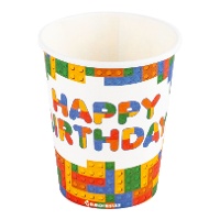 Bicchiere di Lego Buon Compleanno - 8 unità