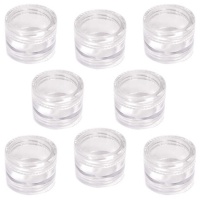 Vasi di plastica avvitabili 3 x 2 cm impilabili - Innspiro - 20 pz.