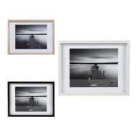 Cornice Bahia in bianco e nero per foto 24 x 30 cm - DCasa
