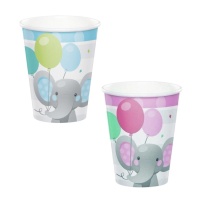 Coppe Elephant Baby 250 ml - 8 unità